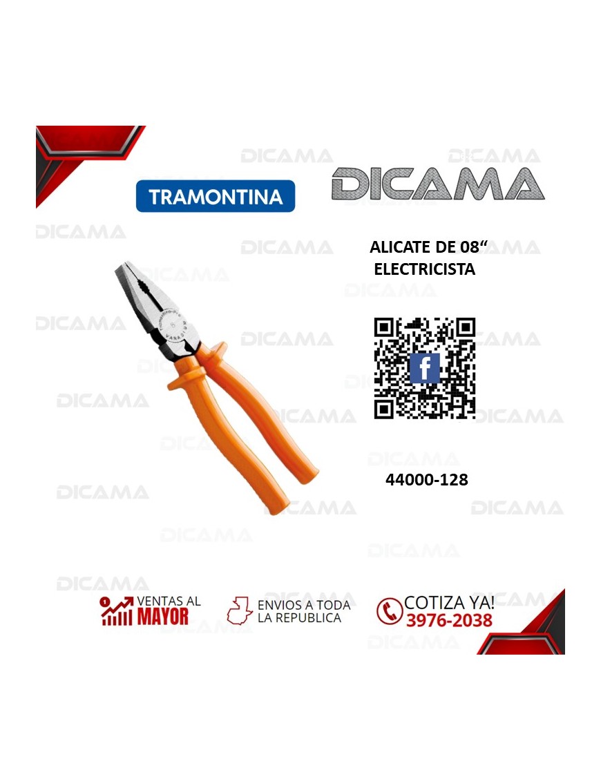 ALICATE 8" ELECTRICISTA