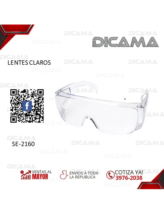 LENTES DE SEGURIDAD CLAROS