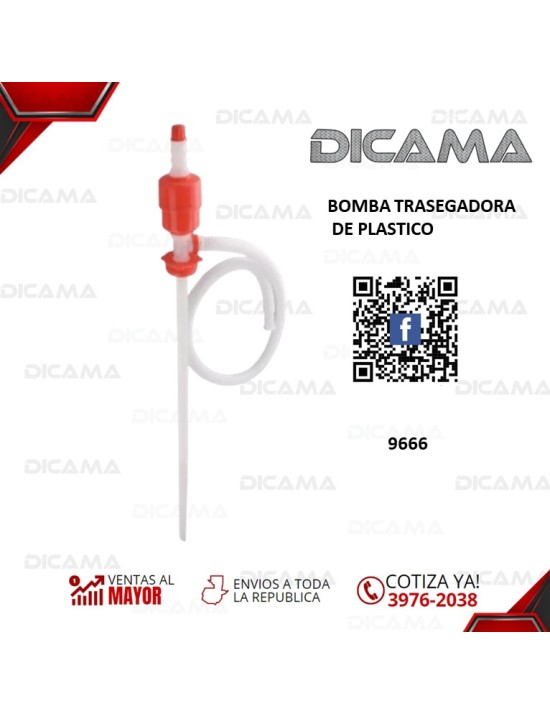 BOMBA TRASEGADORA DE PLASTICO