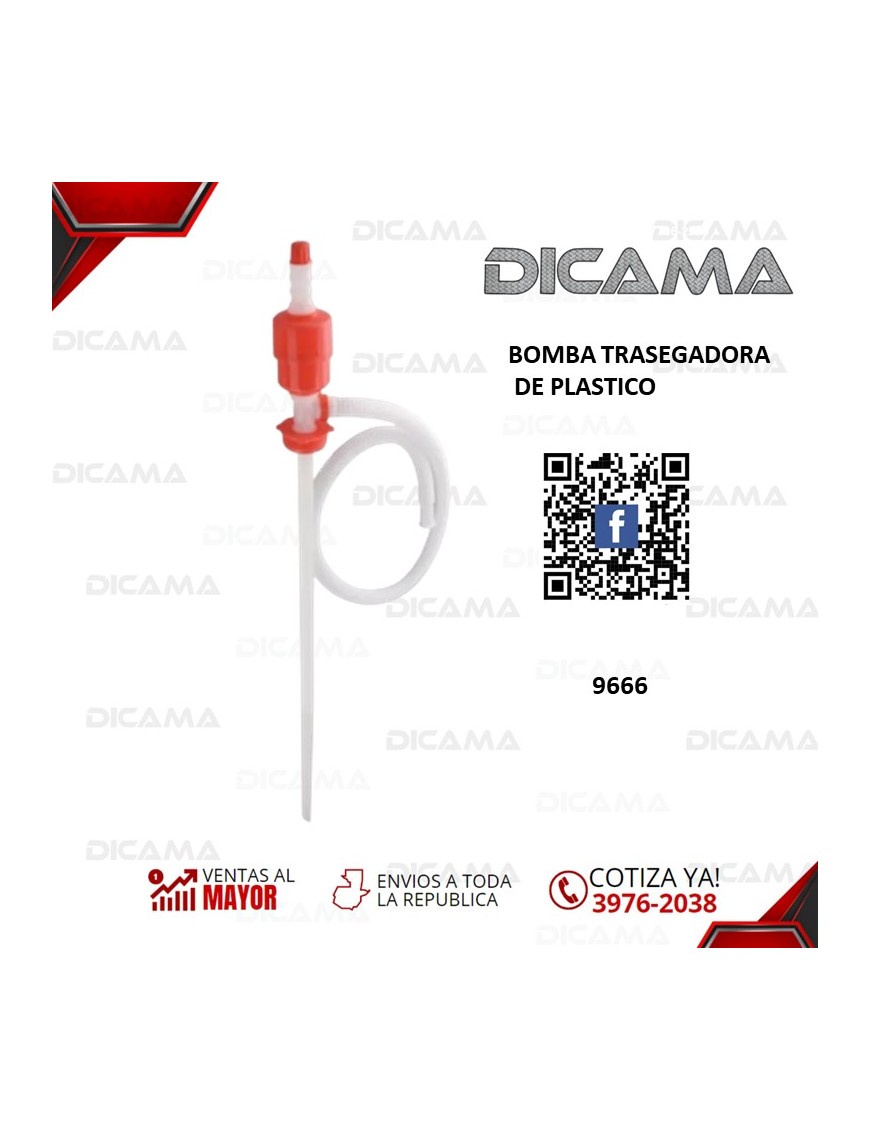 BOMBA TRASEGADORA DE PLASTICO
