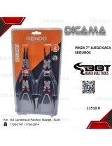 PINZA 7" 4 PZAS SACA SEGUROS