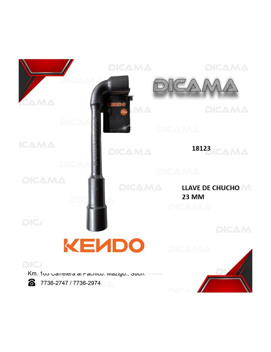 LLAVE DE CHUCHOS EN L 23 MM