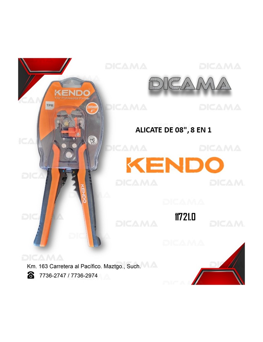 ALICATE 8" 8 EN 1