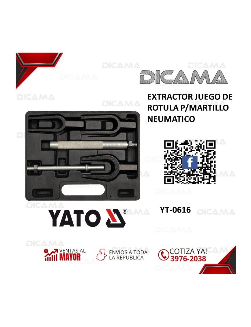 EXTRACTOR JUEGO DE ROTULA P/MARTILLO NEUMATICO