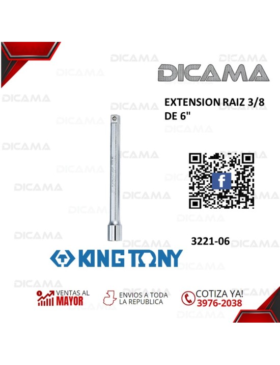 EXTENSION RAIZ 3/8 6"
