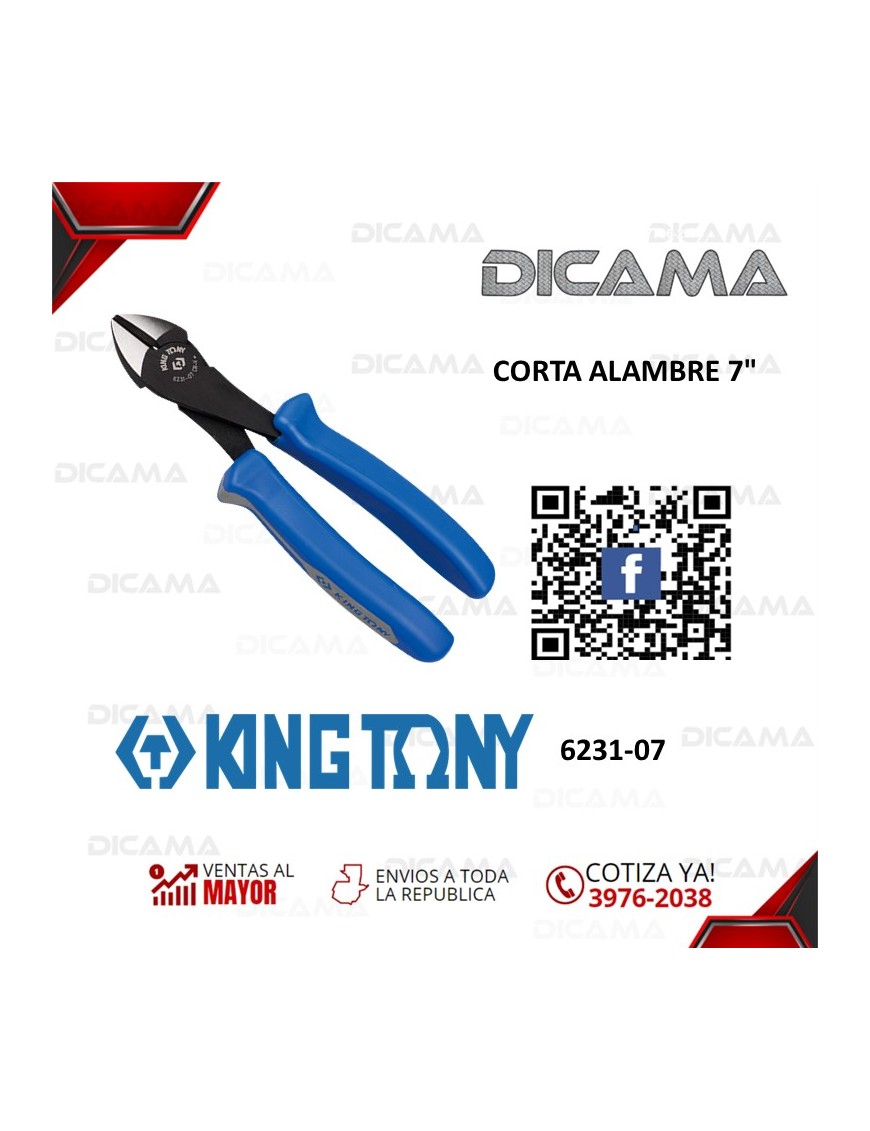 PINZA 7" CORTA ALAMBRE