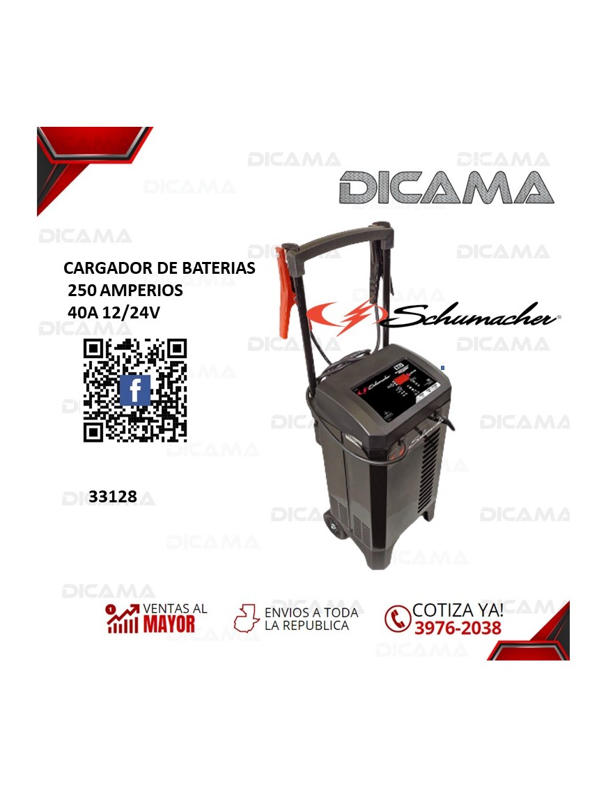 CARGADOR DE BATERIAS 250 AMPERIOS 40A 12/24V