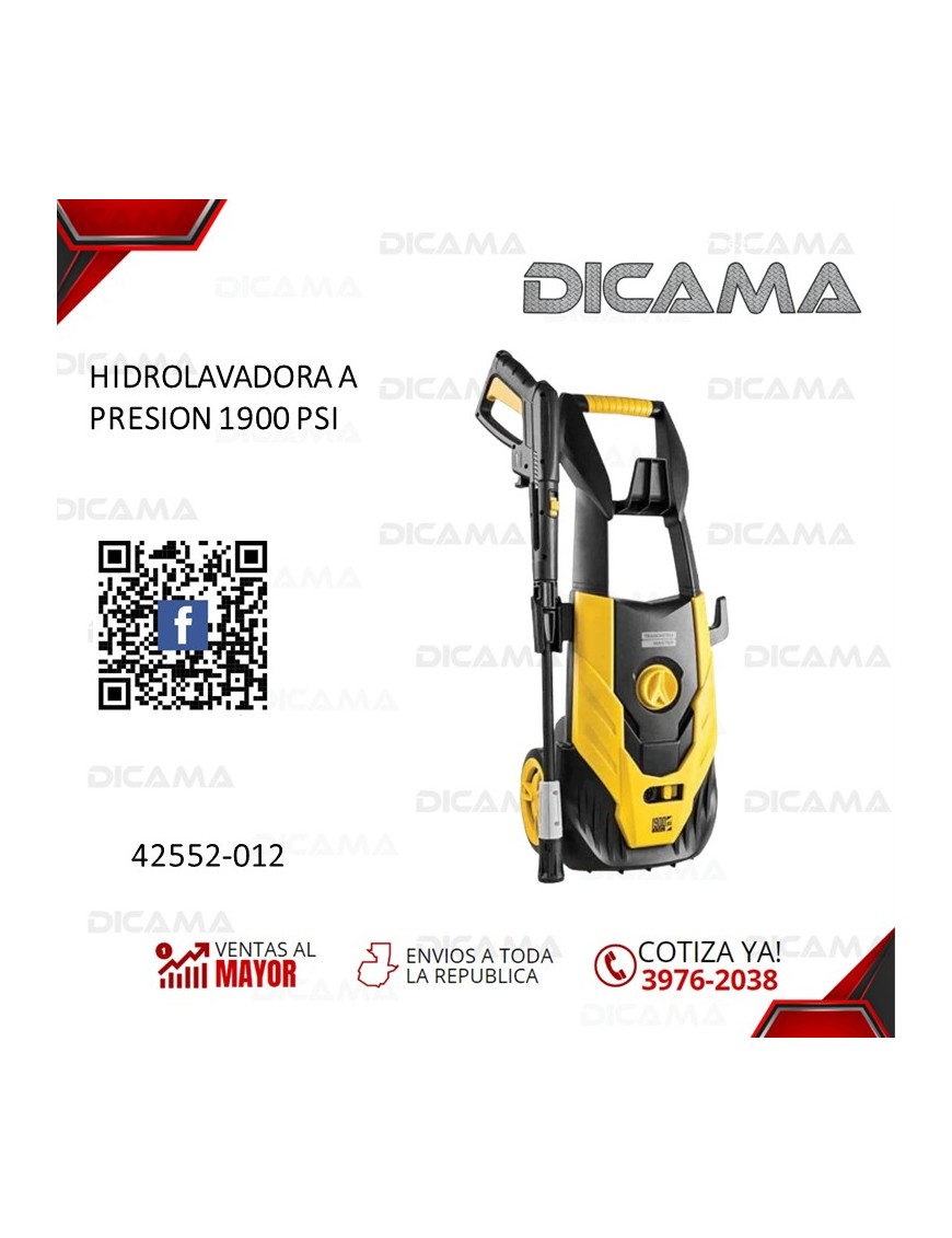 HIDROLAVADORA ELECTRICA 1900 PSI