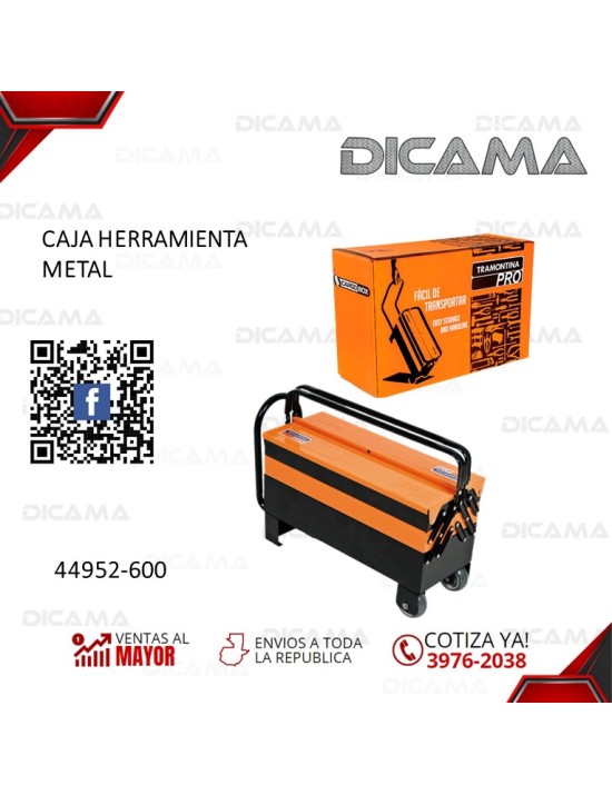 CAJA HERRAMIENTA METAL 5 CAJONES