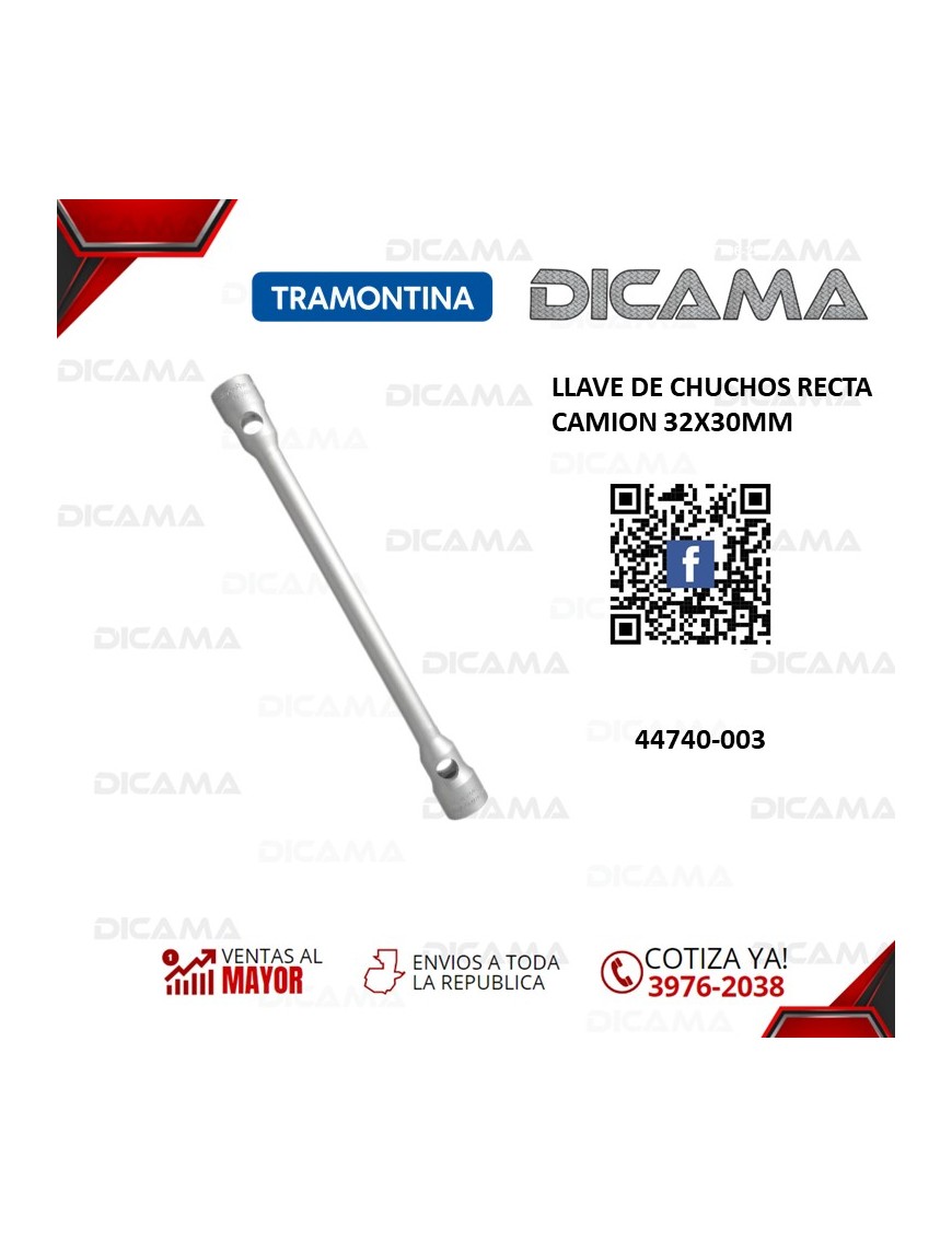 LLAVE DE CHUCHOS RECTA CAMION 32X30MM