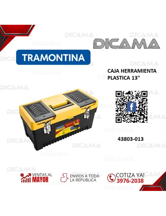 CAJA HERRAMIENTA PLASTICA 13"