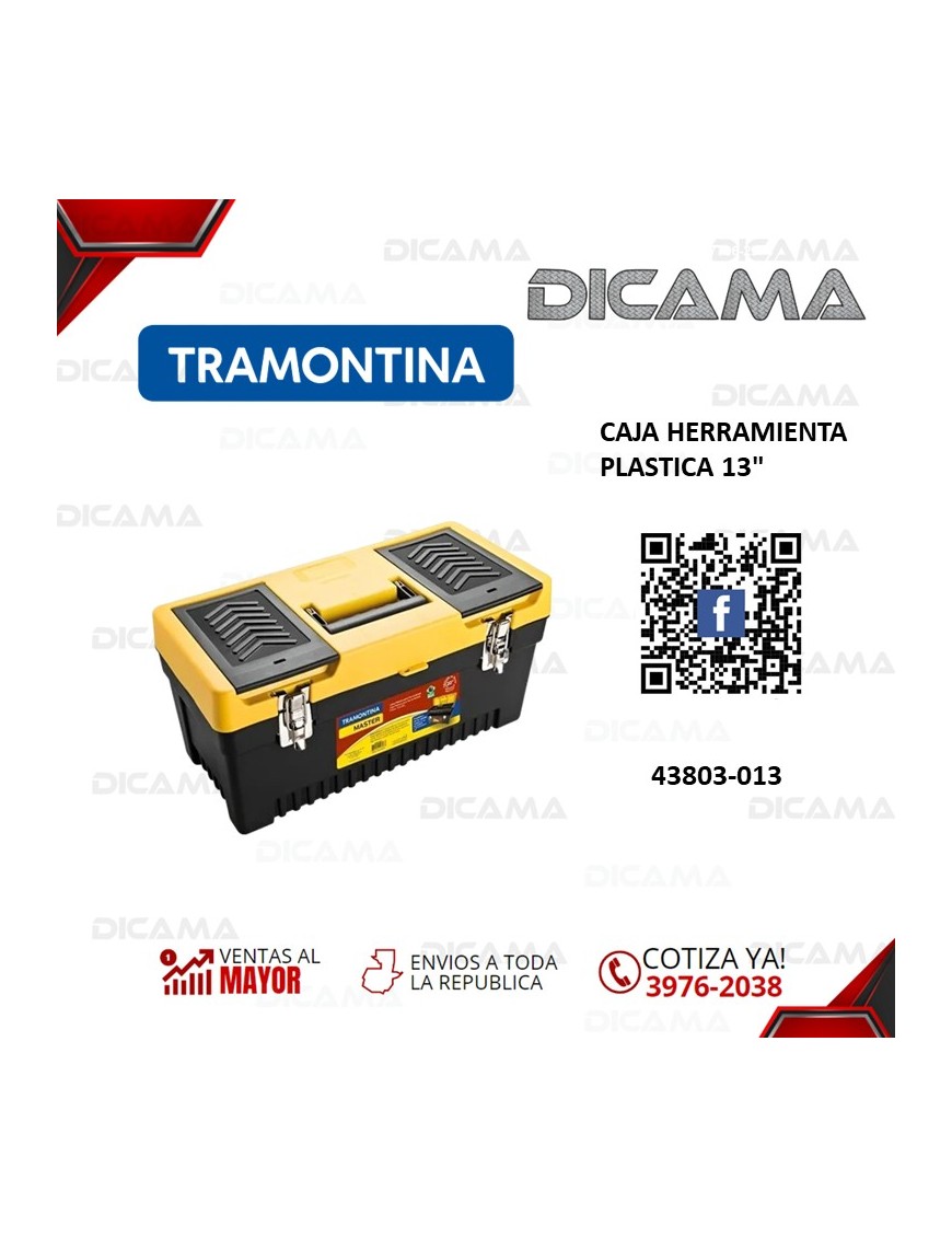 CAJA HERRAMIENTA PLASTICA 13"