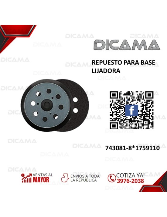 REPUESTO PARA BASE LIJADORA