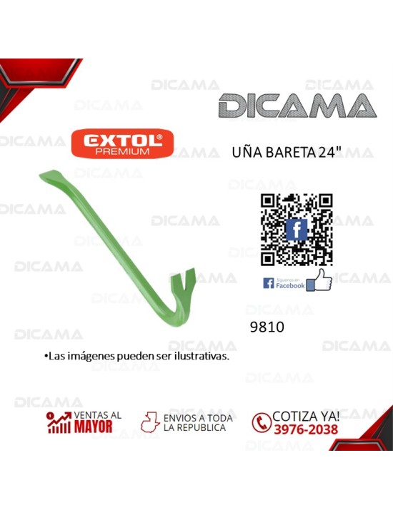 UÑA BARETA 24 EXTOL 9810
