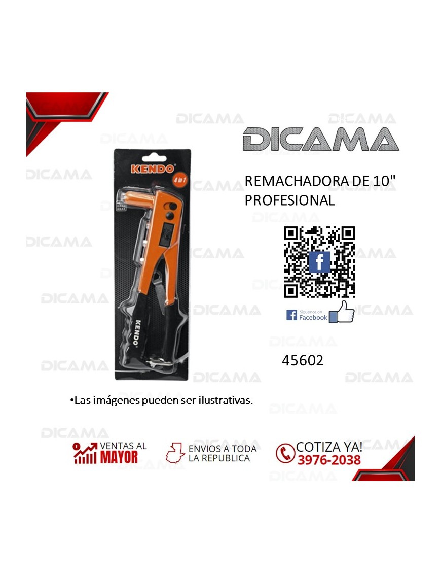 REMACHADORA DE 10" PROFESIONAL