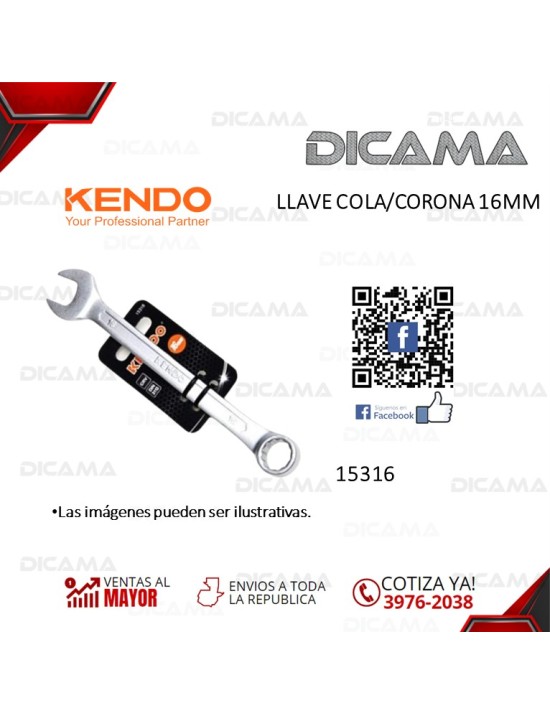 LLAVE COLA/CORONA 16MM