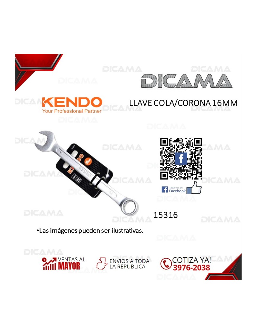 LLAVE COLA/CORONA 16MM