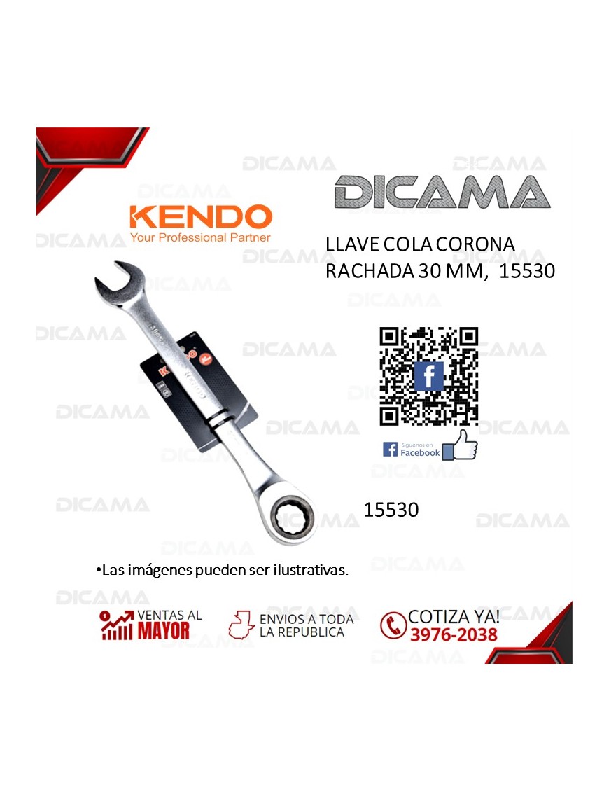 LLAVE COLA CORONA RACHADA 30 MM,   15530