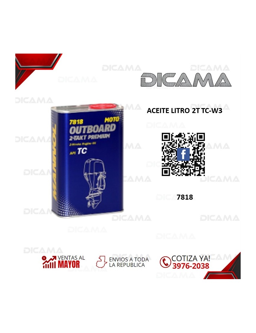 ACEITE LITRO 2T TC-W3