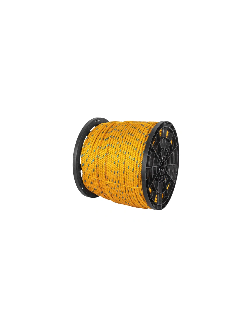 CUERDA METRO 11MM 7/16POLIPROPILENO AMARILLO