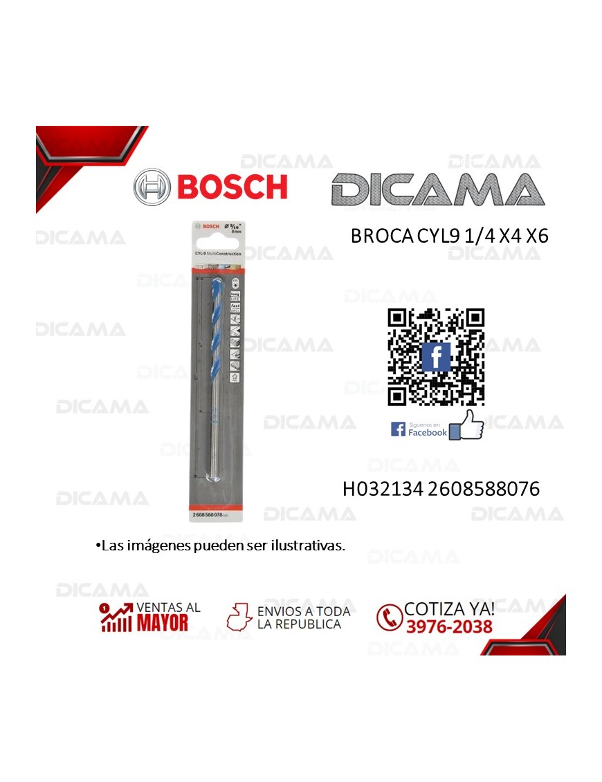 BROCA CYL9 1/4 X4 X6