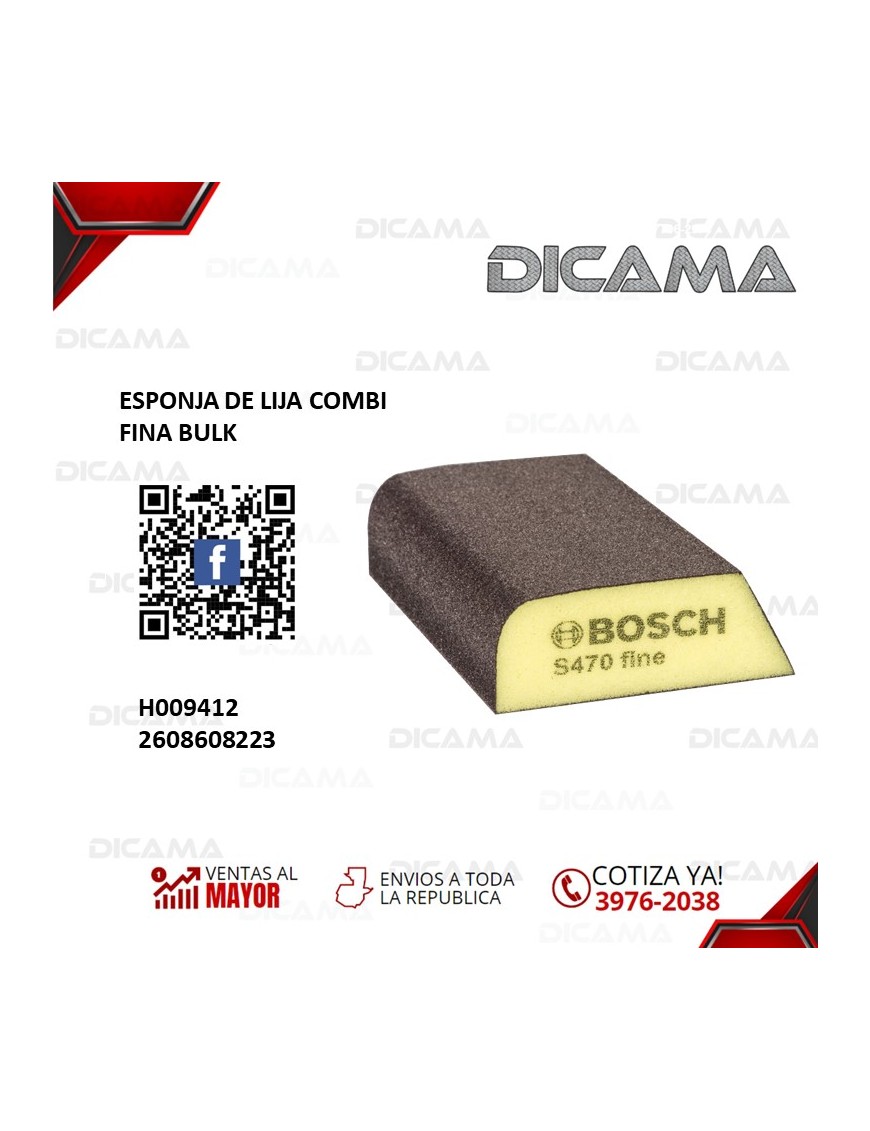 ESPONJA DE LIJA COMBI FINA BULK