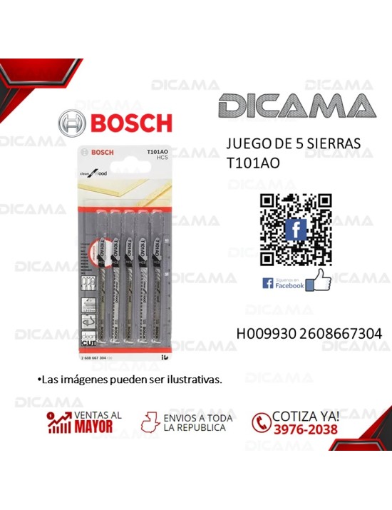 JUEGO DE 5 SIERRAS T101AO