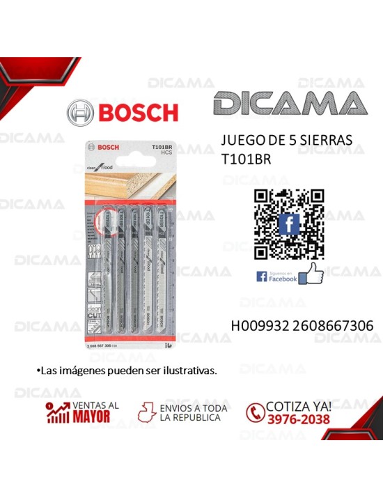 JUEGO DE 5 SIERRAS T101BR