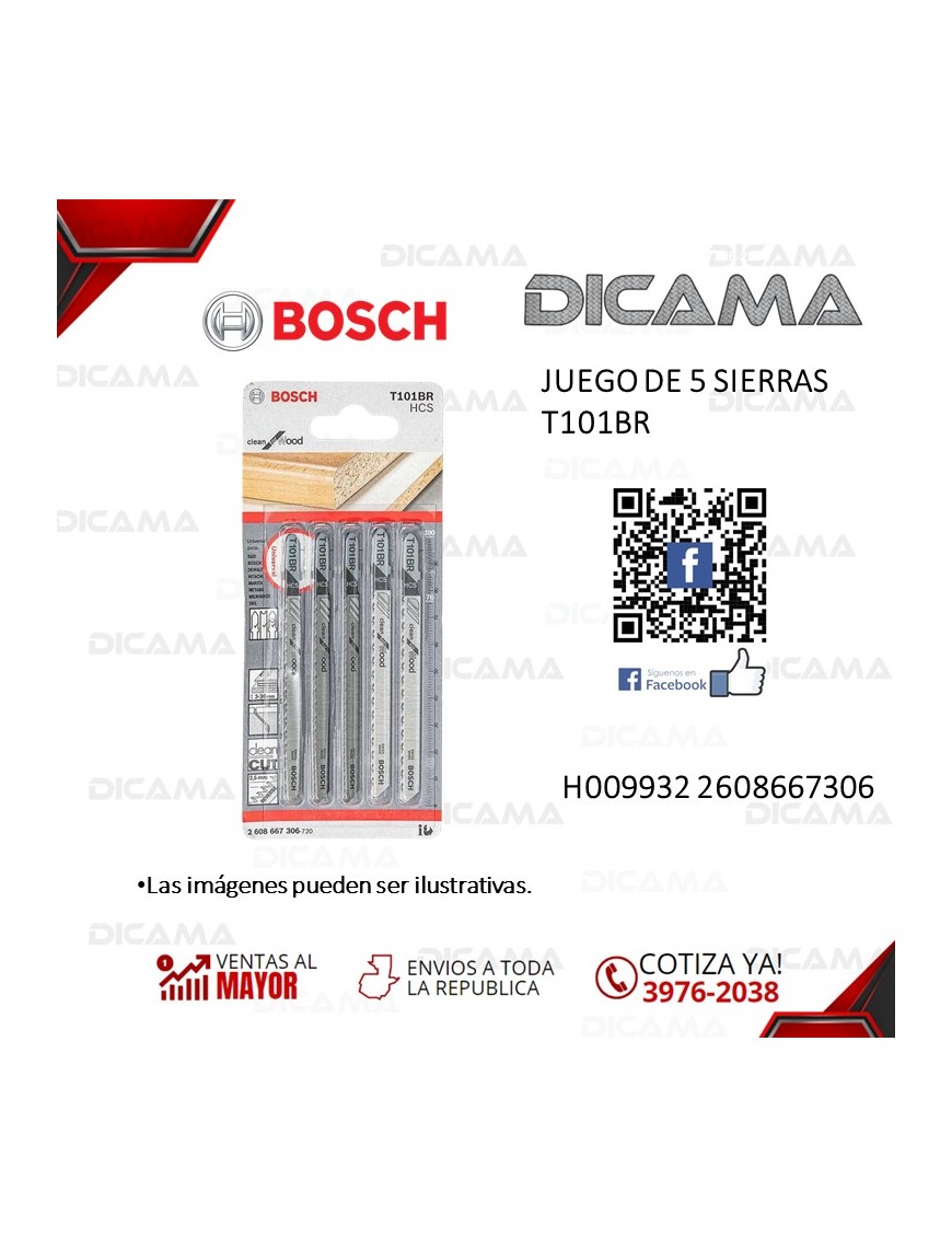 JUEGO DE 5 SIERRAS T101BR