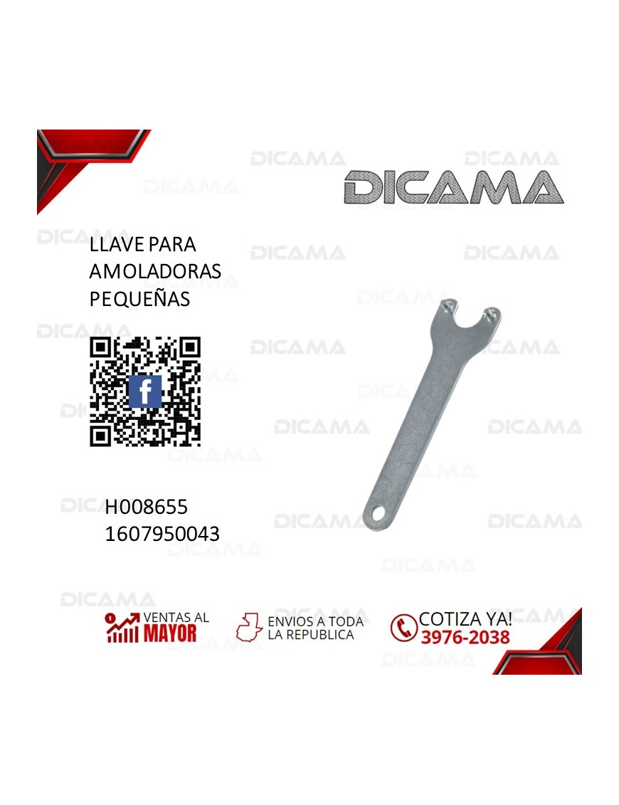 LLAVE PARA AMOLADORAS PEQUEÑAS