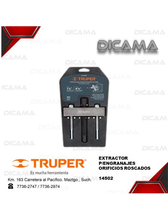 EXTRACTOR P/ENGRANES ORIFICIOS ROSCADOS