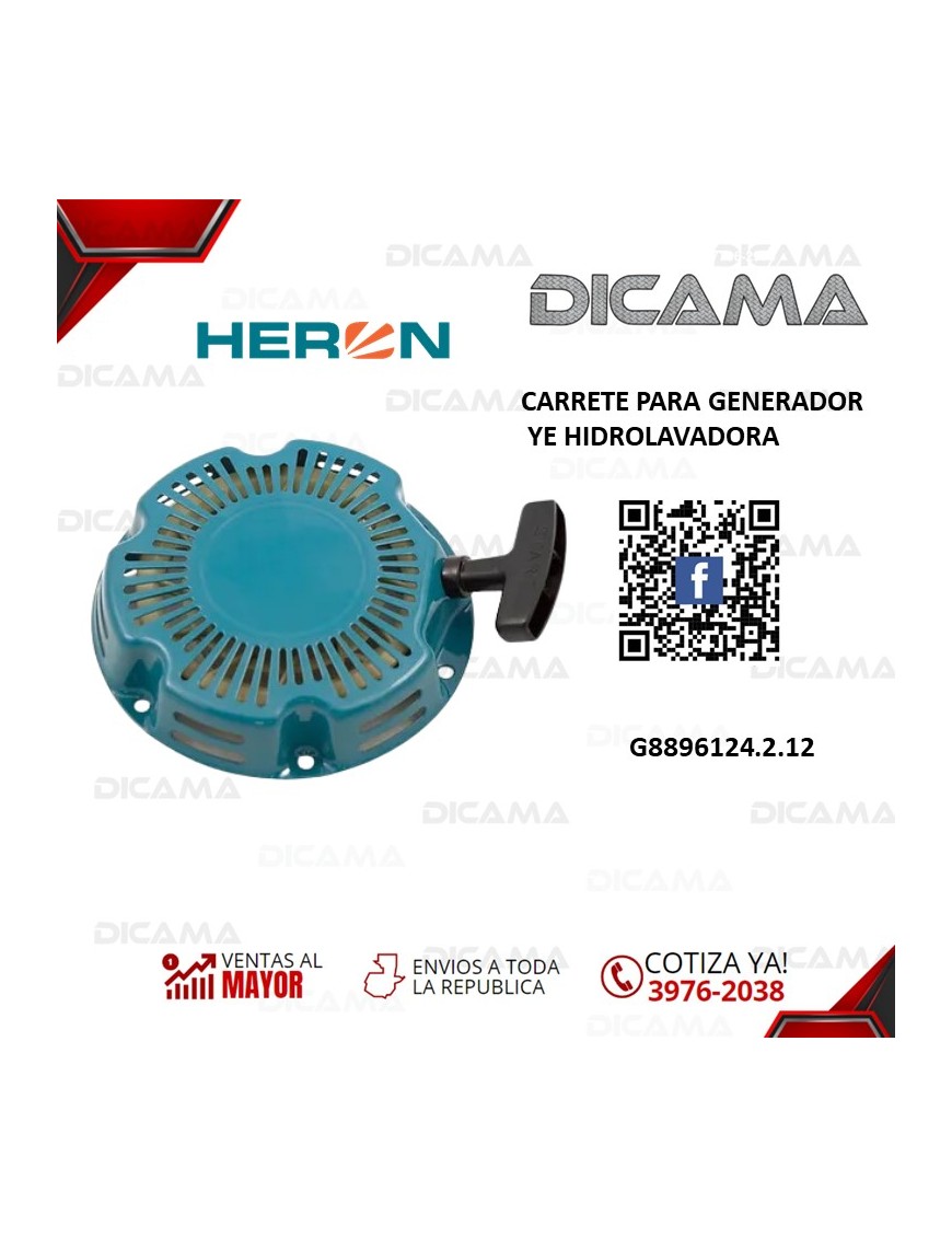 CARRETE PARA GENERADOR/HIDROLAVADORA