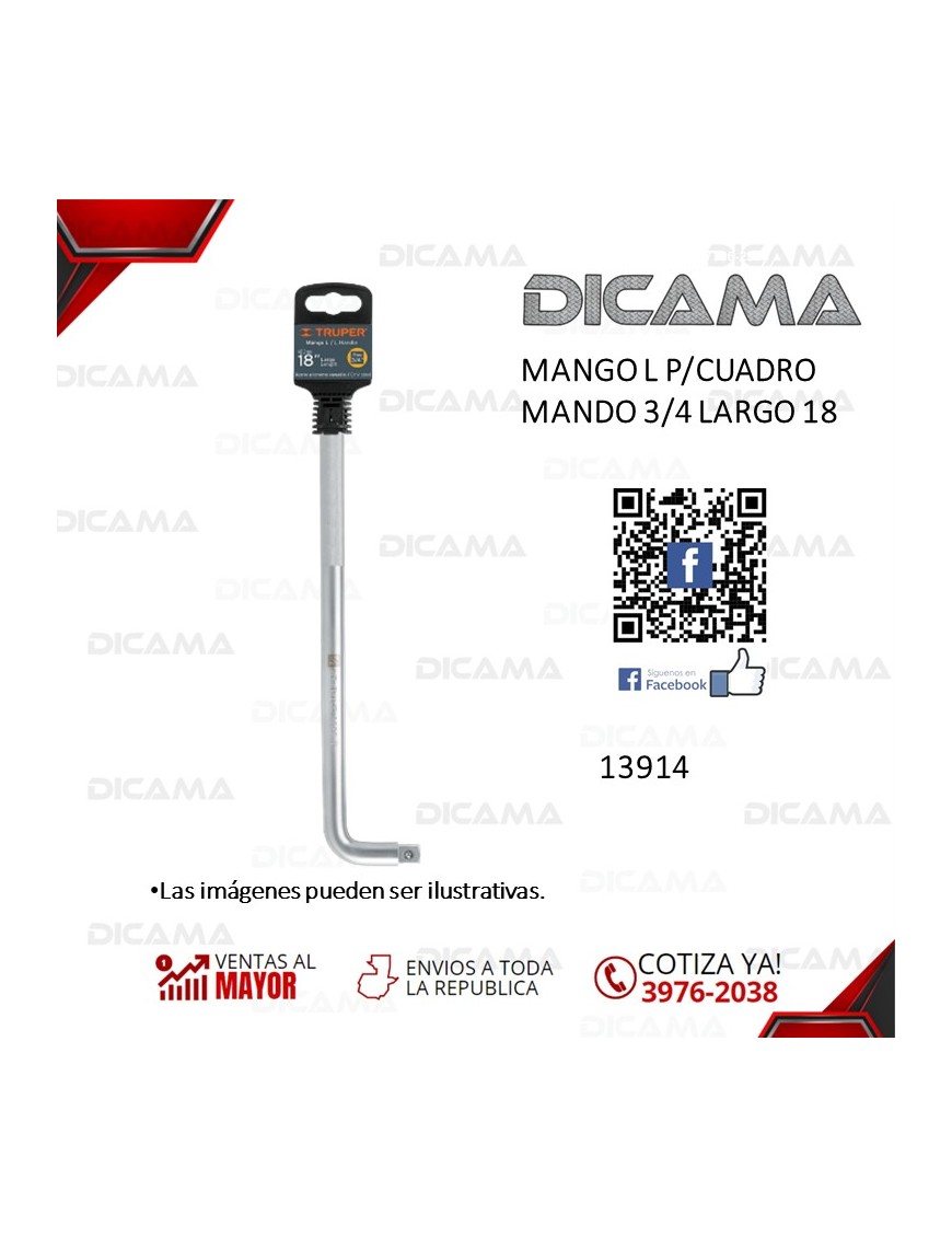 MANERAL RAIZ 3/4" 18" L