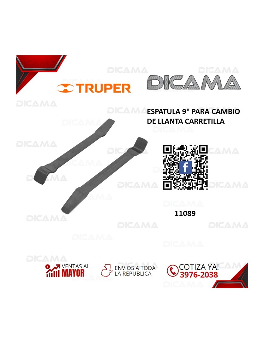 ESPATULA 9" PARA CAMBIO DE LLANTA CARRETILLA