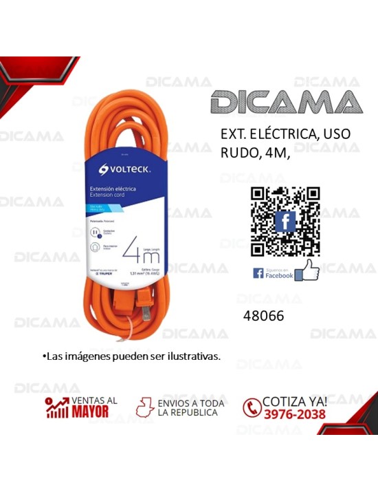 EXT. ELÉCTRICA, USO RUDO, 4M,