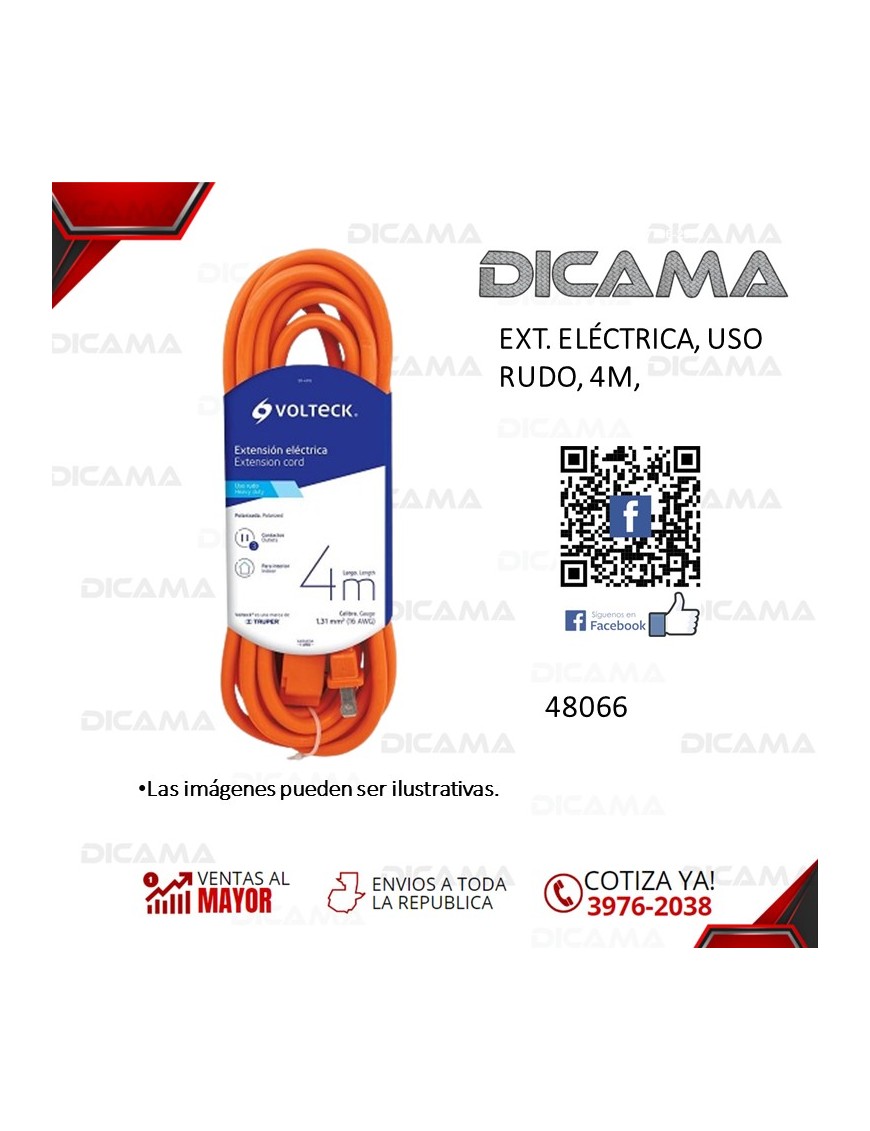 EXT. ELÉCTRICA, USO RUDO, 4M,