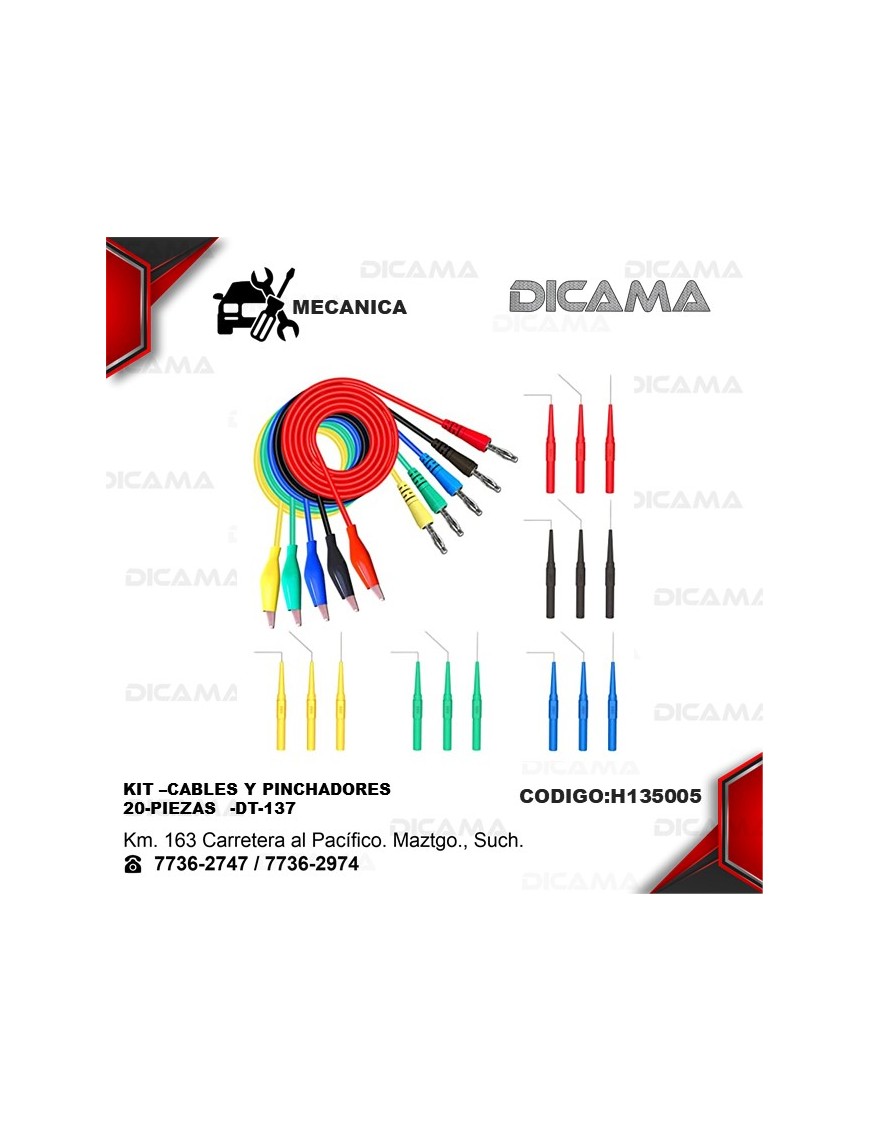 KIT PINCHADORES 20PCS