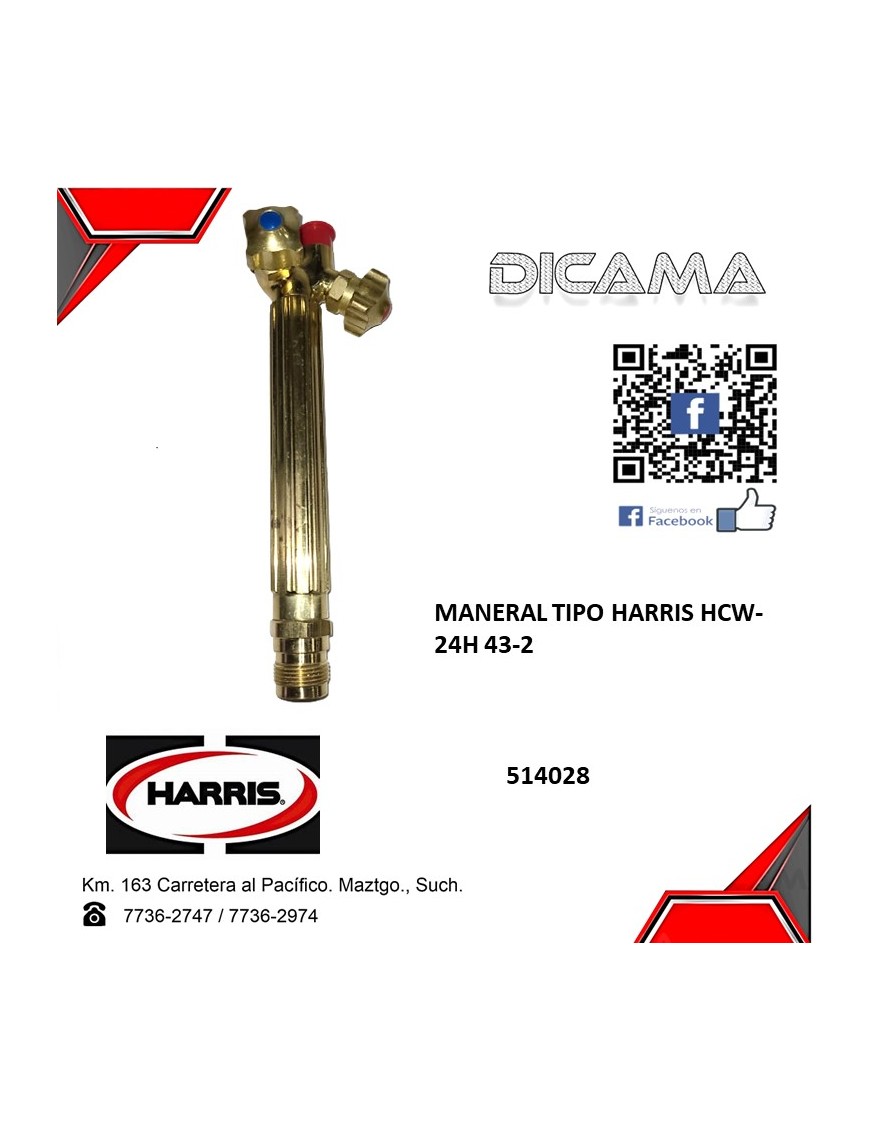 MANERAL TIPO HARRIS HCW-24H 43-2