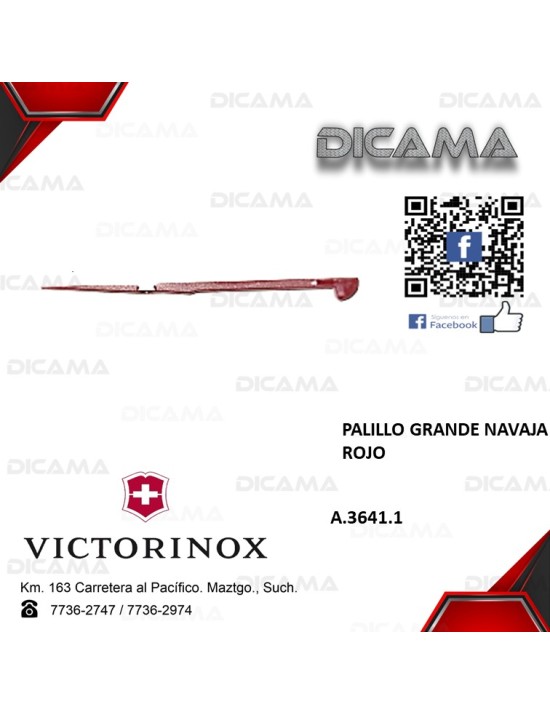 PALILLO GRANDE NAVAJA ROJO
