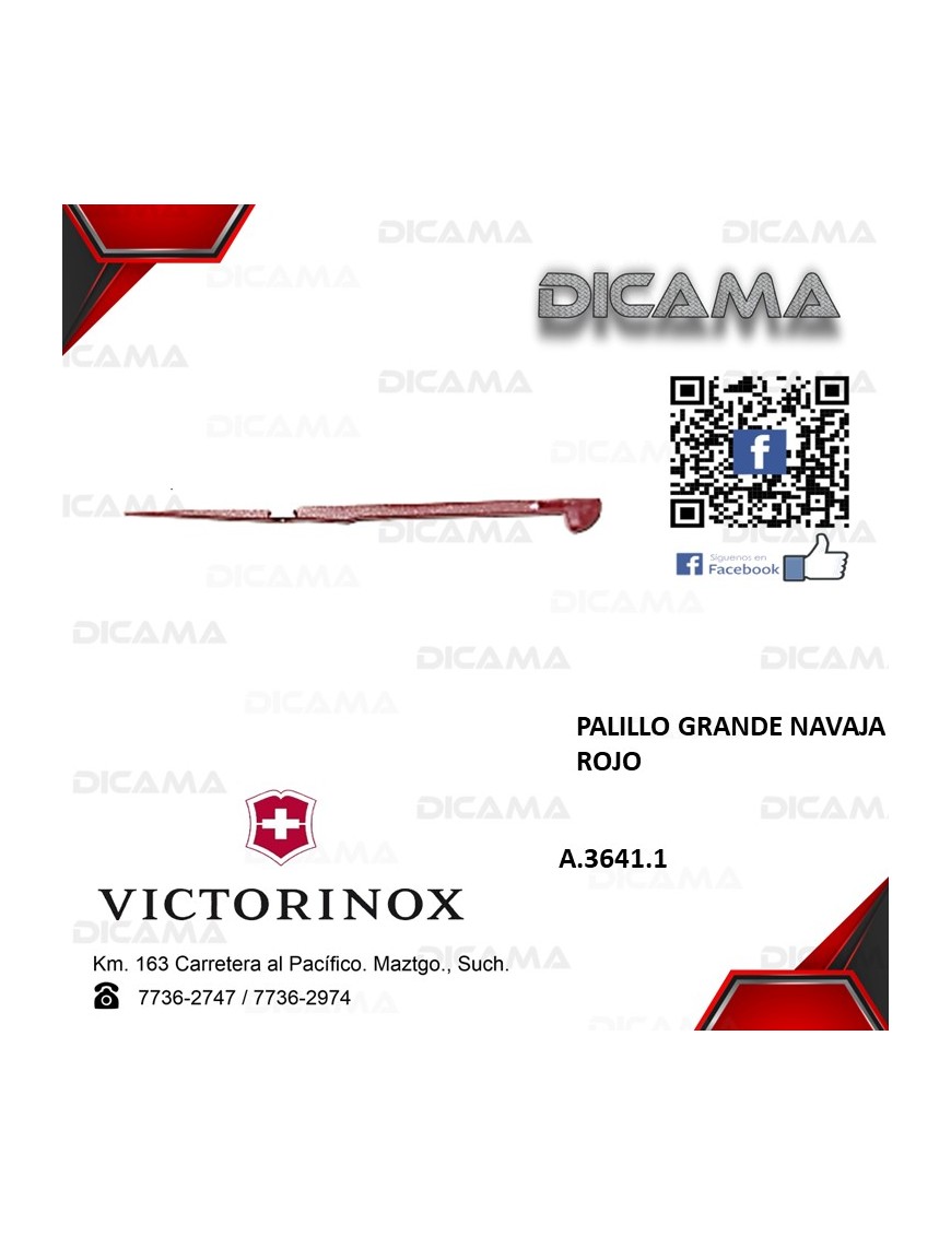 PALILLO GRANDE NAVAJA ROJO
