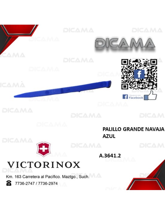 PALILLO GRANDE NAVAJA AZUL