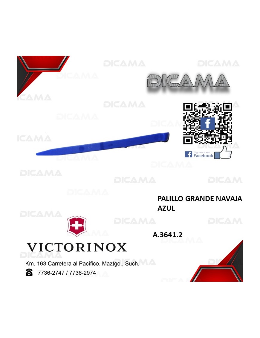 PALILLO GRANDE NAVAJA AZUL