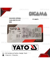 SEGURO SPRING CAJA 200PCS SET, MIX