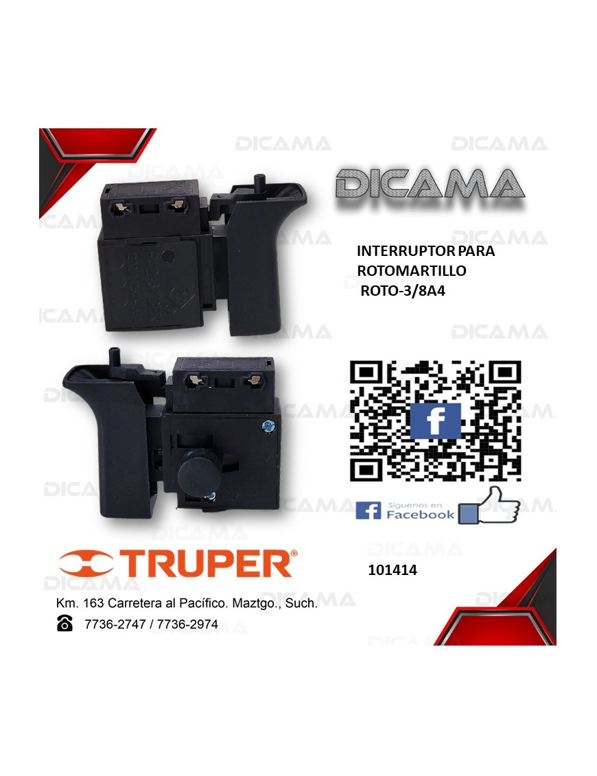 INTERRUPTOR PARA ROTO-3/8A4