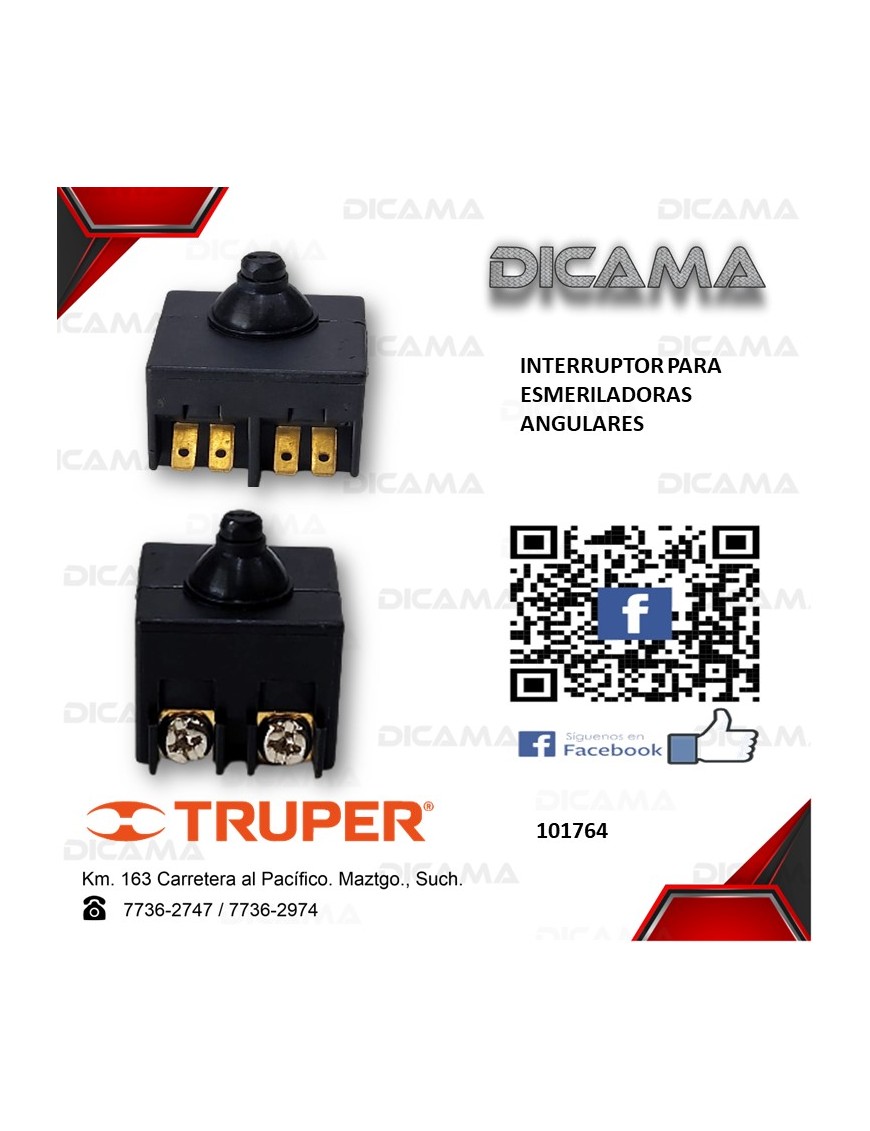 INTERRUPTOR PARA ESMERILADORAS ANGULARES