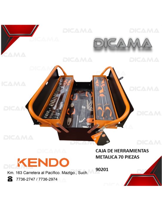 CAJA HERRAMIENTA METAL 70 PZS