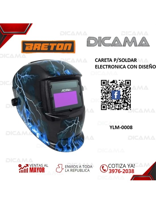 CARETA P/SOLDAR ELECTRONICA CON DISEÑO BRETON YLM-0008