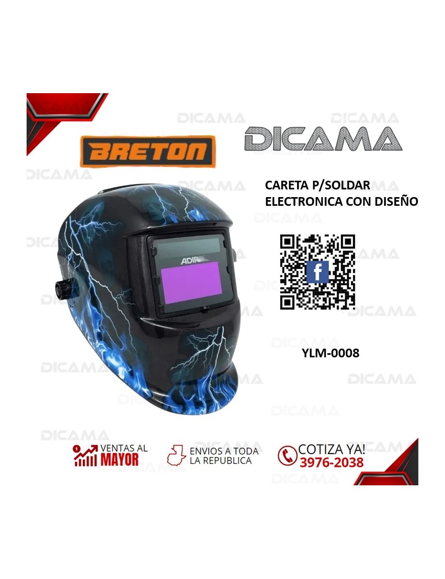 CARETA P/SOLDAR ELECTRONICA CON DISEÑO BRETON YLM-0008