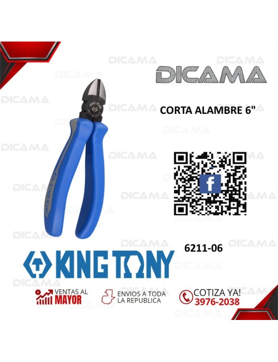 PINZA 6" CORTA ALAMBRE