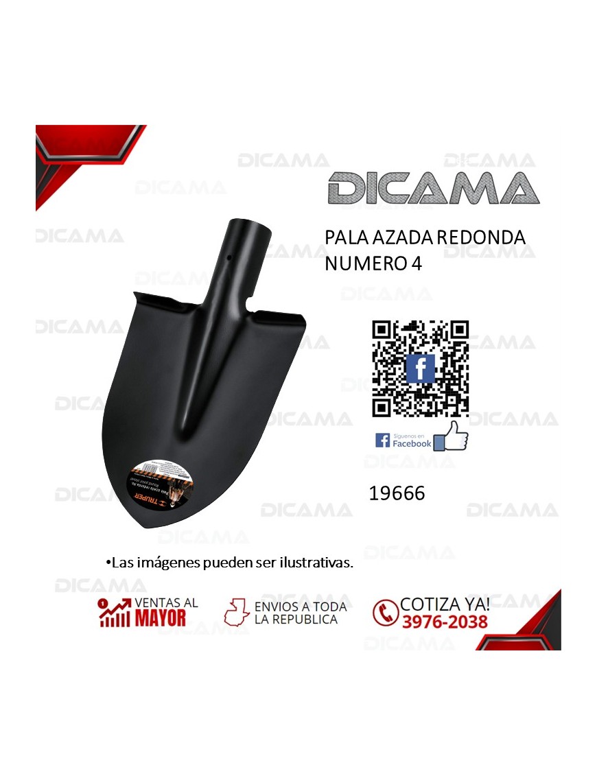 CABEZAS PARA PALA AZADA REDONDAS NUMERO 4